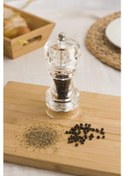 Resim Akrilik Tuz - Karabiber Baharat Değirmeni Öğütücü 14 CM 