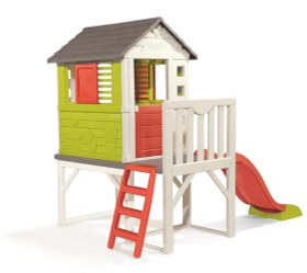 Resim Smoby Kaydıraklı Oyun Evi 810800 