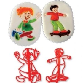 Resim Coşan Pastacılık Baskı Patchwork Kırmızı Kaykay 