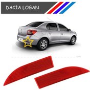 Resim Dacia Logan Arka Tampon Reflektörü 265659019r - 265600427r 
