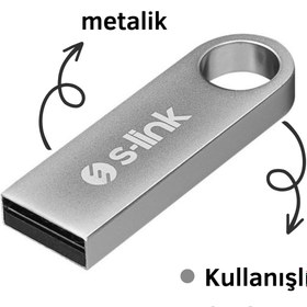 Resim S-Link Swapp 64 Gb Usb Flash Bellek 2.0 Veri Depolama 