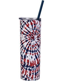 Resim Rogfer Paslanmaz Çelik Fincan Çift Boya Saman İle Sıcak Su Bardağı Td3 Mavi Mavi 