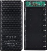 Resim Siyah 18650 Power Bank 20000mah Usb Type C 5v Şarj Saklama Kutusu Pilsiz Siyah 