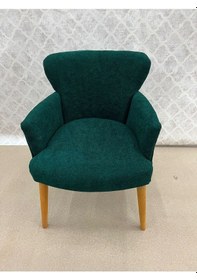 Resim Venqm Teki Berjer Koltuk Ofis Bekleme Koltuğu Kuaför Yeşil 