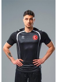 Resim Hummel Target Milli Takım Antrenman Tişört Siyah 