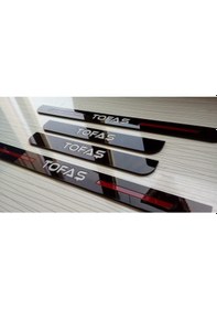 Resim Fiat Tofaş Uyumlu Pleksi Kapı Eşiği Takımı 4 Adet 