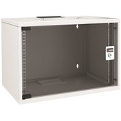 Resim AGER 9U 510x400mm Duvar Tipi Beyaz Kabinet Demonte SOHO AG-SH09U5140B1-CBAA-B-D1 