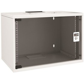 Resim AGER 9U 510x400mm Duvar Tipi Beyaz Kabinet Demonte SOHO AG-SH09U5140B1-CBAA-B-D1 