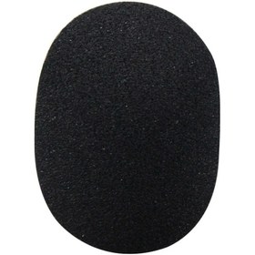 Resim Wezone Ktv Mikrofon Koruyucu Seti: Sponge Korumalı Puf Kılıf + Silikon Dört Köşe Uç Kapağı - Siyah 