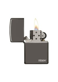 Resim Zippo Çakmak 150Zl Classic Black Ice Lighter Zippo Logolu 