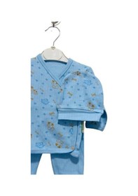 Resim Uğurböceğiçocuk Desenli Kuruvaze Alt Üst Bebek Takım 001 