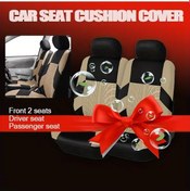 Resim Lumaworld Renault Megane 2 3 Ön Koltuk Kaki Kumaş Koltuk Kılıfı Rahat Kurulum Dayanıklı 