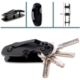 Resim Omeniv Siyah Renk Metal Anahtarlık Av Balık Olta Kamp Outdoor Çok Renkli 