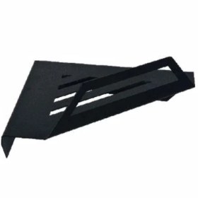Resim Azm Hırdavat Dekor Banyo Köşelik Süngerlik Mat Siyah (Ss 304 320 04) 