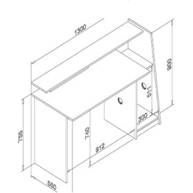 Resim KODIGU Oyuncu Masası - Gaming Desk - Bilgisayar Masası KODIGU 