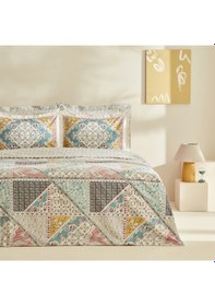 Resim Karaca Home Edella %100 Pamuk Tek Kişilik Nevresim Takımı Multicolor 200.22.12.0100 