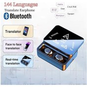 Resim M48pro Dil Tercüman Kulakiçi Akıllı 144 Dil Yüksek Doğruluk Kablosuz Bluetooth Black 
