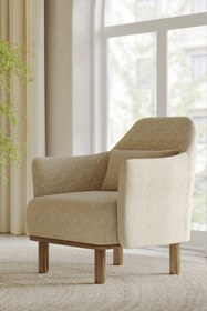 Resim Enza Home Perge Berjer - Krem 