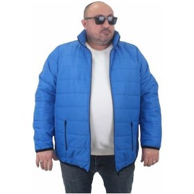 Resim Starbattal Büyük Beden Pilot Mont Madrid 23824 Saks Mavi Saks Mavisi 