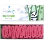 Resim Novibaby 5'li Bambu Yenidoğan Bebek Çorabı I Candy I 0-6 ay "Karışık Renkli" 