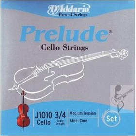 Resim Daddarıo J101034 Cello Tel Seti. Prelude. 3/4 Scale. Medıum Tens 