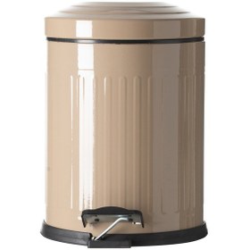 Resim Mudo Home 5lt Pedallı Vıntage Çöp Kovası Bej 