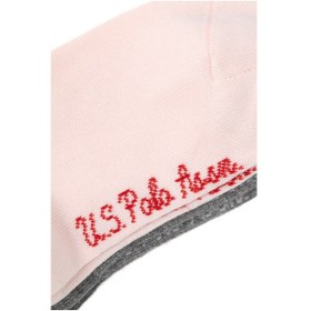 Resim U.S. Polo Assn. U.s. Polo Assn. Kız Çocuk Gri Melanj Çorap Dizaltı 50318076-vr086 