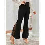 Resim Ahes Shopping Kadın Ispanyol Paçadantel Detay Dalgıç Tayt 