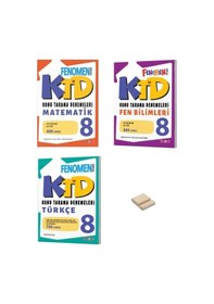 Resim Lgs 8. Sınıf Matematik Fen Bilimleri Ve Türkçe 3lü Set Konu Tarama Denemeleri 