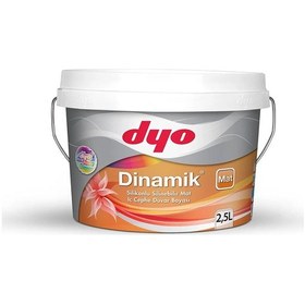 Resim Dyo 7233 Pampas Otu 2,5lt Dinamik Mat Silikonlu Silinebilir İç Cephe Duvar Boyası 2,5 L 