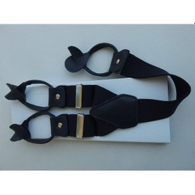 Resim Düğmeli Lacivert Pantolon Askısı Lacivert 