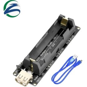 Resim Topnotch B18650wk 18650 Lityum Pil Shield Modülü Micro Usb Güç 3v 5v Regülatör Dıy Arduino Esp32 