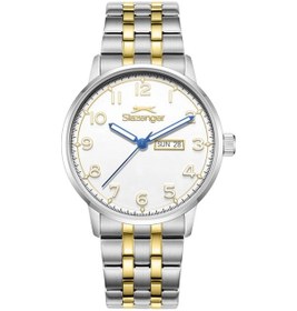 Resim Slazenger Sl.09.2560.2.06 Çelik Kordon Çelik Kasa 10 Atm Suya Dayanıklı Metalik-altın Renk Erkek Kol Saati Metalik 