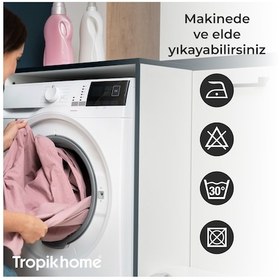 Resim Okyanus Desenli Boru Hediyeli Banyo Perdesi Çok Renkli 