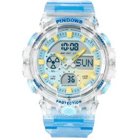 Resim 2xudc PDS-S9201-N12 Dijital Saat Pindows Yeni Tasarım Özel Logo Dijital 50 M Su Geçirmez Büyük Kasa Klasik Kronograf Erkek Spor Özel Çok Fonksiyonlu Saatler (Yurt Dışından) 