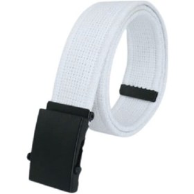 Resim Livize Unisex Siyah Tokalı Kolon Kemeri 4Cm Beyaz Livize Unisex Beyaz 