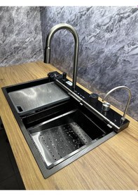 Resim Yby YBY-0003 Honeycomb Premium Teknolojik Akıllı Dijital Eviye Seti 