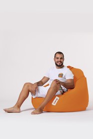 Resim earmut Premium Xxl Armut Koltuk Turuncu 