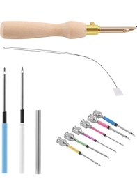 Resim 11 Adet Delgeç İğnesi Alet Takımı Nakış Dikiş Delgeç İğnesi 
