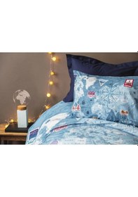 Resim İssimo Mappie Dijital Ranforce Nevresim Takımı Tek Kişilik 