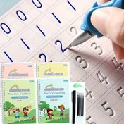 Resim 4 Kitap + 1 Kalem + 5 Dolgu + 1 Kalem Tutucu, En Son El Yazısı Kitabı, Sihirli Öğrenme Kitabı, Uygulama Kitabı, Sihirli Kelime Kitabı, Küçük Çocuk Eğitici Uygulama Kitabı, Çocukları Öğrenmeye Aşılamayı Bırakın 
