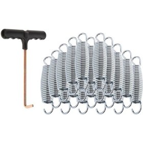 Resim Suntek 20 Adet Trambolin Yayları Ağır Hava Koşullarına 10cm 