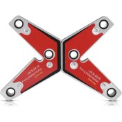 Resim Creatorally 2 Adet Set Çift Kullanımlı Güçlü Kaynak 60° ve 90° Köşe Mıknatıs Manyetik Tutucu (Yurt Dışından) 