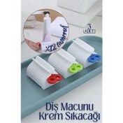 Resim MiraLive Modacar Diş Macunu Krem Sıkacağı 3 Lü Set Tuppo Design 