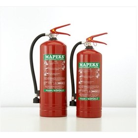 Resim Yangın Söndürme Tüpü Söndürücü Abc Tozlu Askı Aparatlı 6 Kg 
