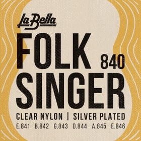 Resim La Bella Folk Singer Klasik Gitar Teli 840 
