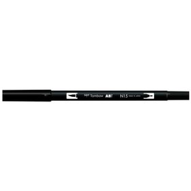 Resim Tombow Dual Brush Pen Grafik Çizim Kalemi N15 Black 