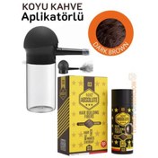 Resim Skygo ModaCar Aplikatörlü Saç Dolgunlaştırıcı Fiber Topik Toz KOYU TON KAHVERENGİ 