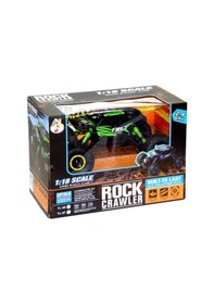 Resim Yeşil R/c 1:18 Rock Crawler 4x4 Wd Uzaktan Kumandalı Araba Buggy Jeep 