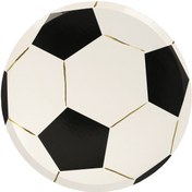 Resim Futbol Temalı 8'li Kağıt Parti Tabağı 